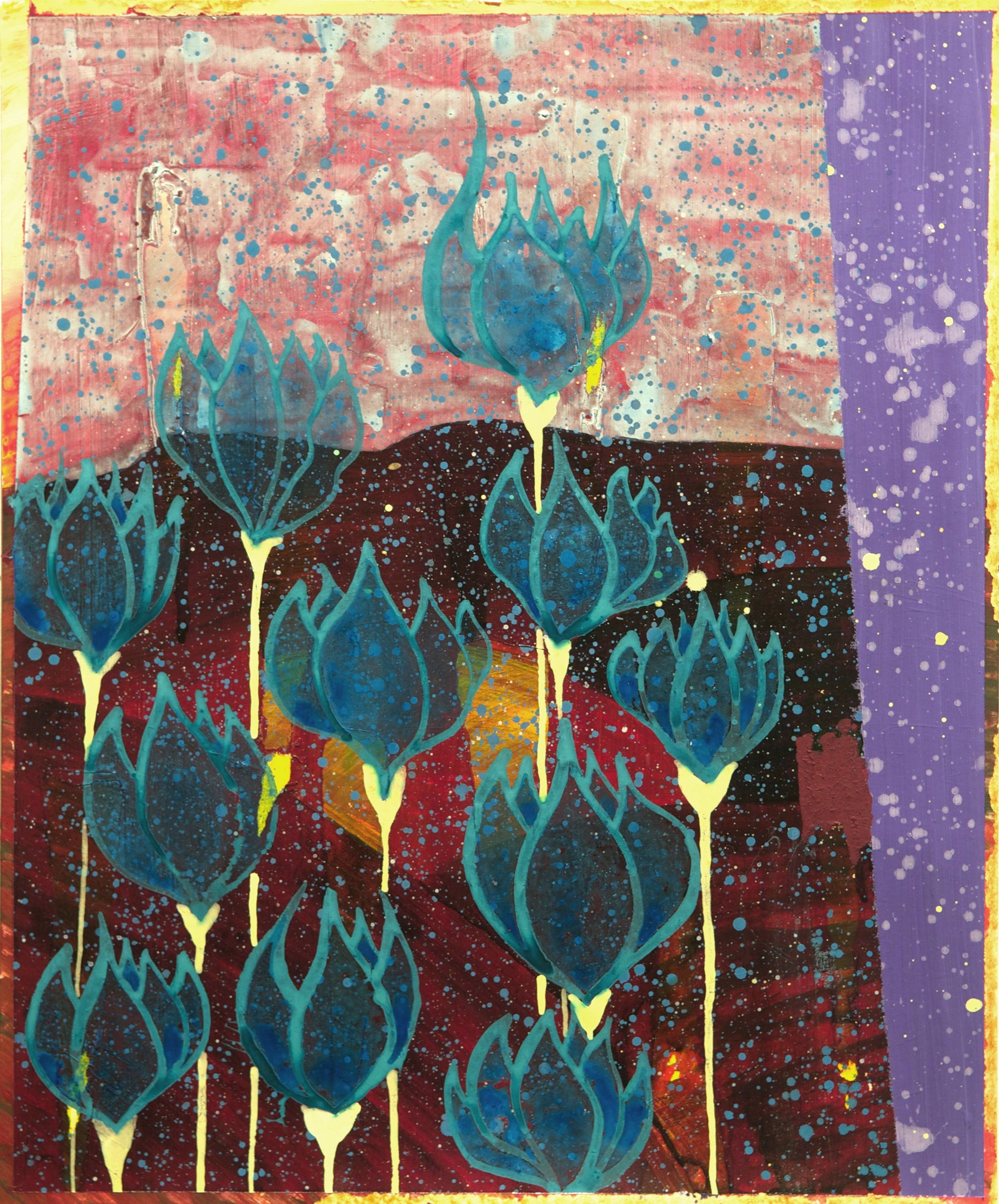 Jared_Deery-02_Tulips_in_the_Night_2015_ink_and_acrylic_on_paper