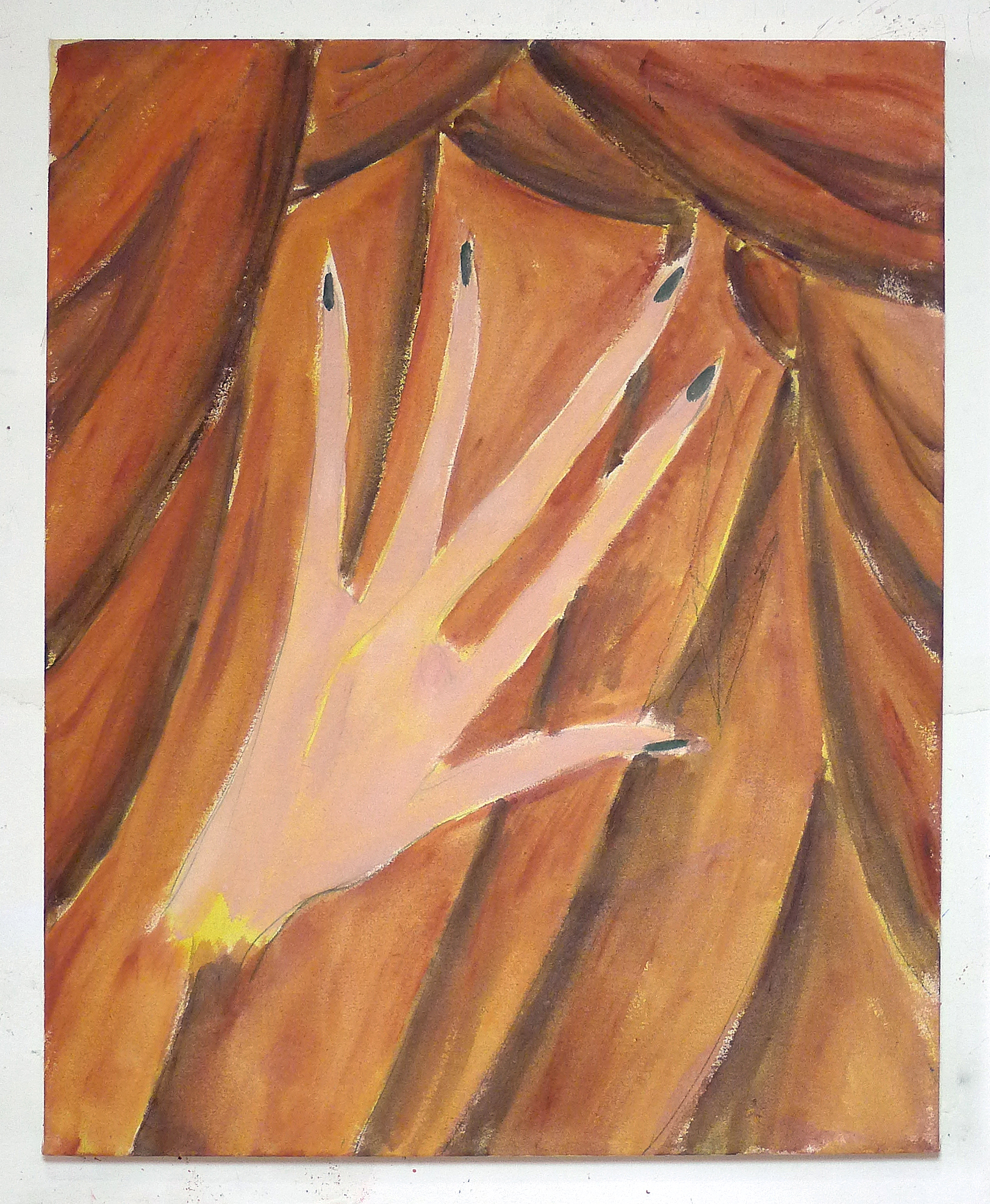 david_armacost-08_UNTITLED_BROWN_CURTAIN_2015_ACRYLIC_ON_CANVAS