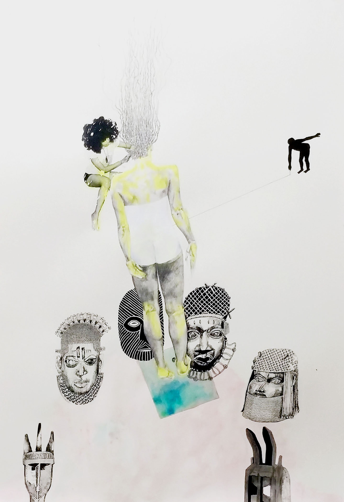 ruby_onyinyechi_amanze-15_The_African_Pool_2015_Ink_graphite_photo_transfer_fluorescent_acrylic_resin