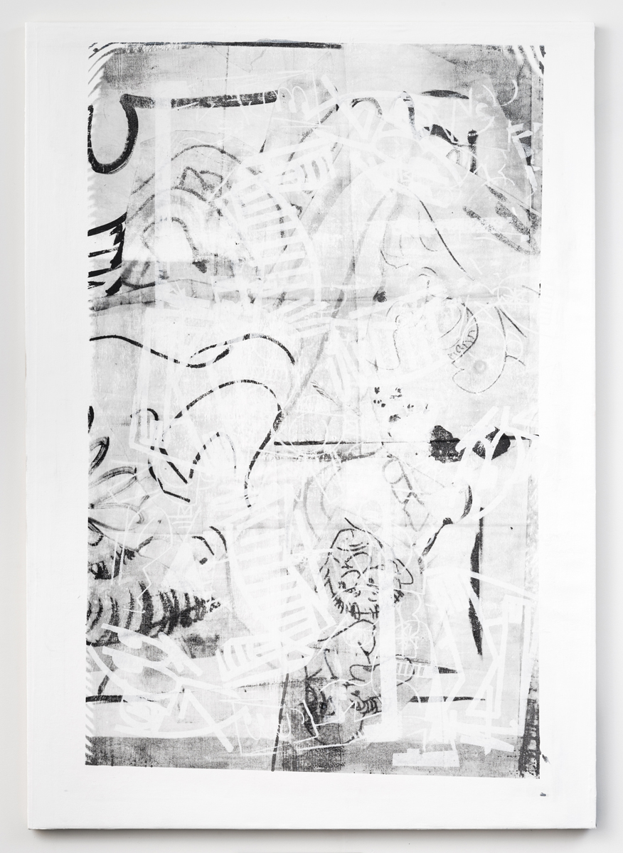 Sofia_Leiby-16_Possible_Rephrasings_of_Self-Elimination_Statements_2014_Acrylic_and_silkscreen_ink_on_canvas