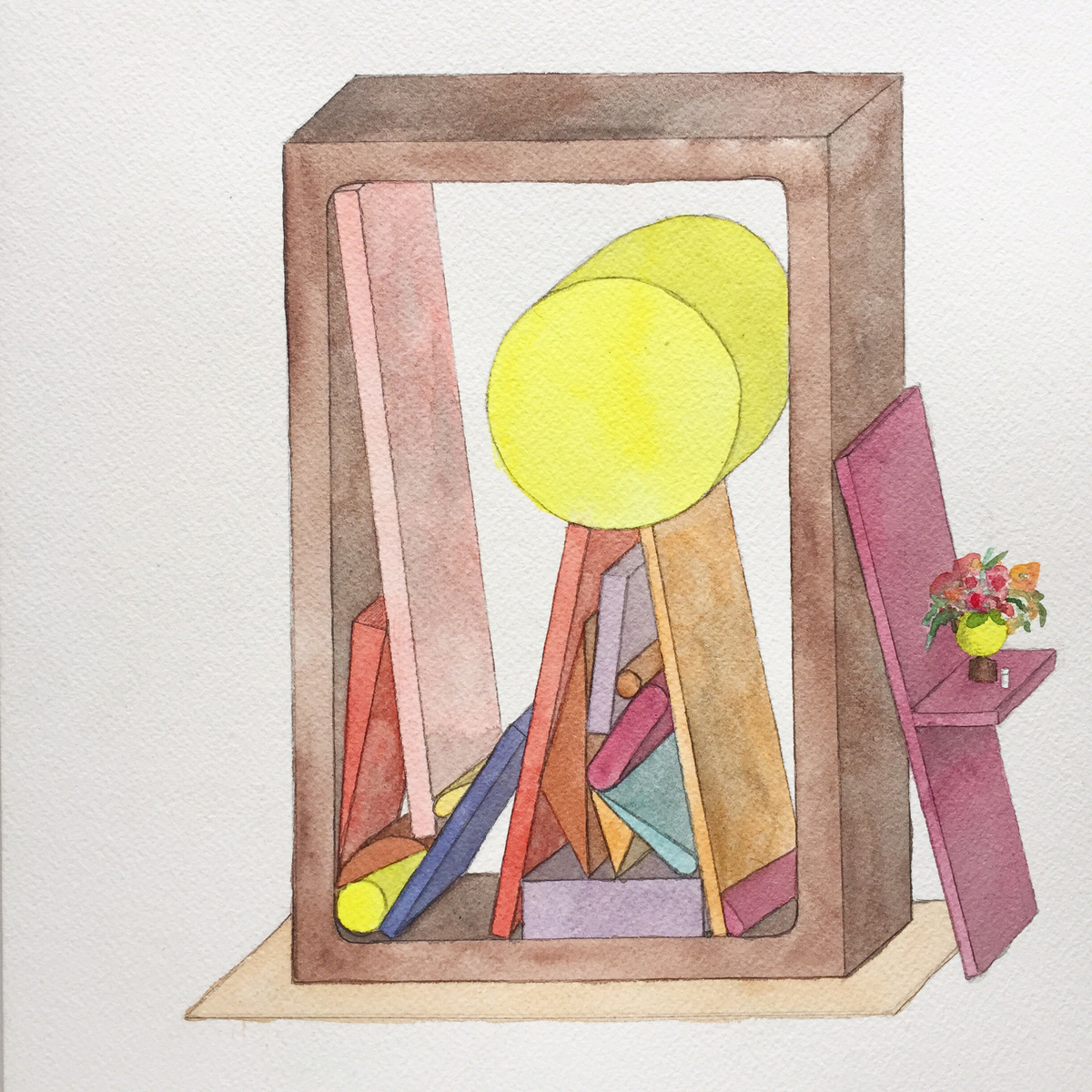 18.Sun_Standers_2015_watercolor_and_pencil_on_paper
