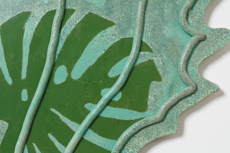Royal Palm (detail), 2015 Urethane resin, silicone, plastic, pigment, filler 45¼ x 45¾ x ¾ inches