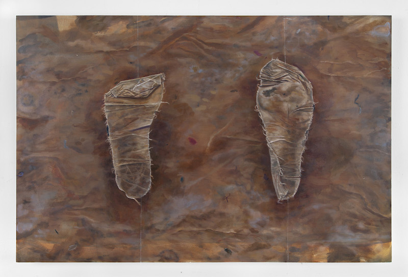 Shoe Soles, 2015 Oil on panel 24 x 36 inches