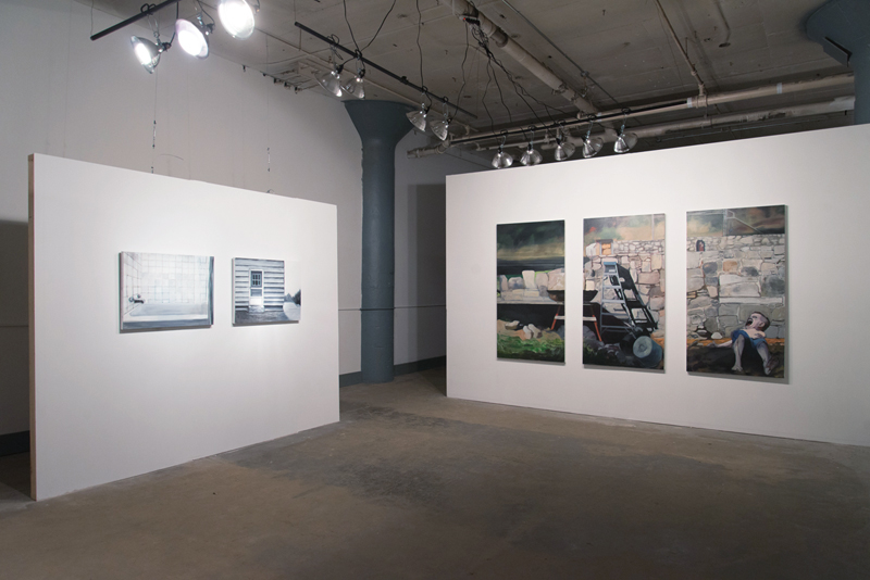 Below Shepherd's Hill (exhibition), 2015 Russell Industrial Center, Detroit MI