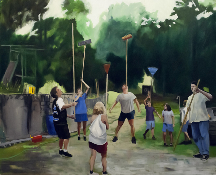 The Birthday Party, 2015 Oil on canvas 60 x 72 in.