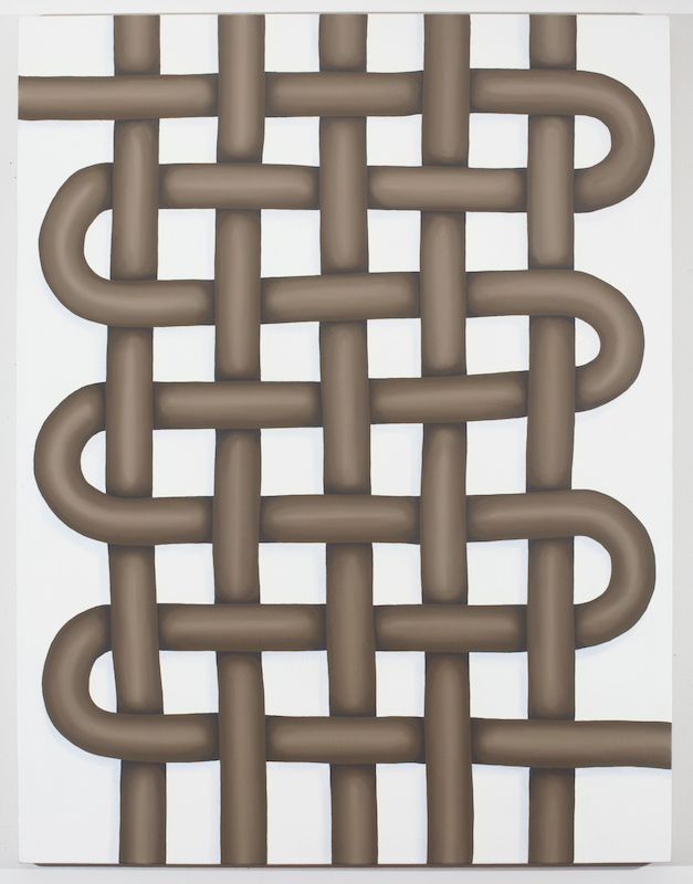 Woven Grid, 2015 52 x 40 inches Oil on canvas