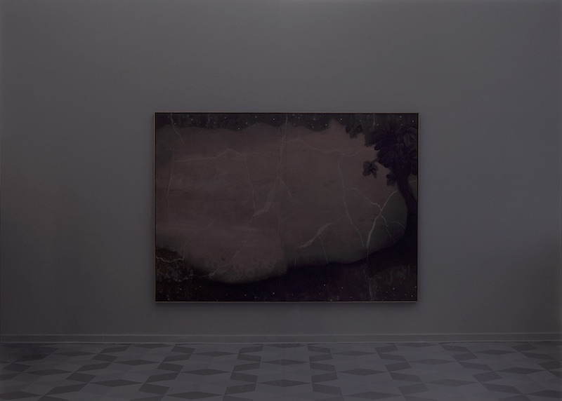 Von neuerwachten Welten, 2012, glass, 84.5 x 118 inches