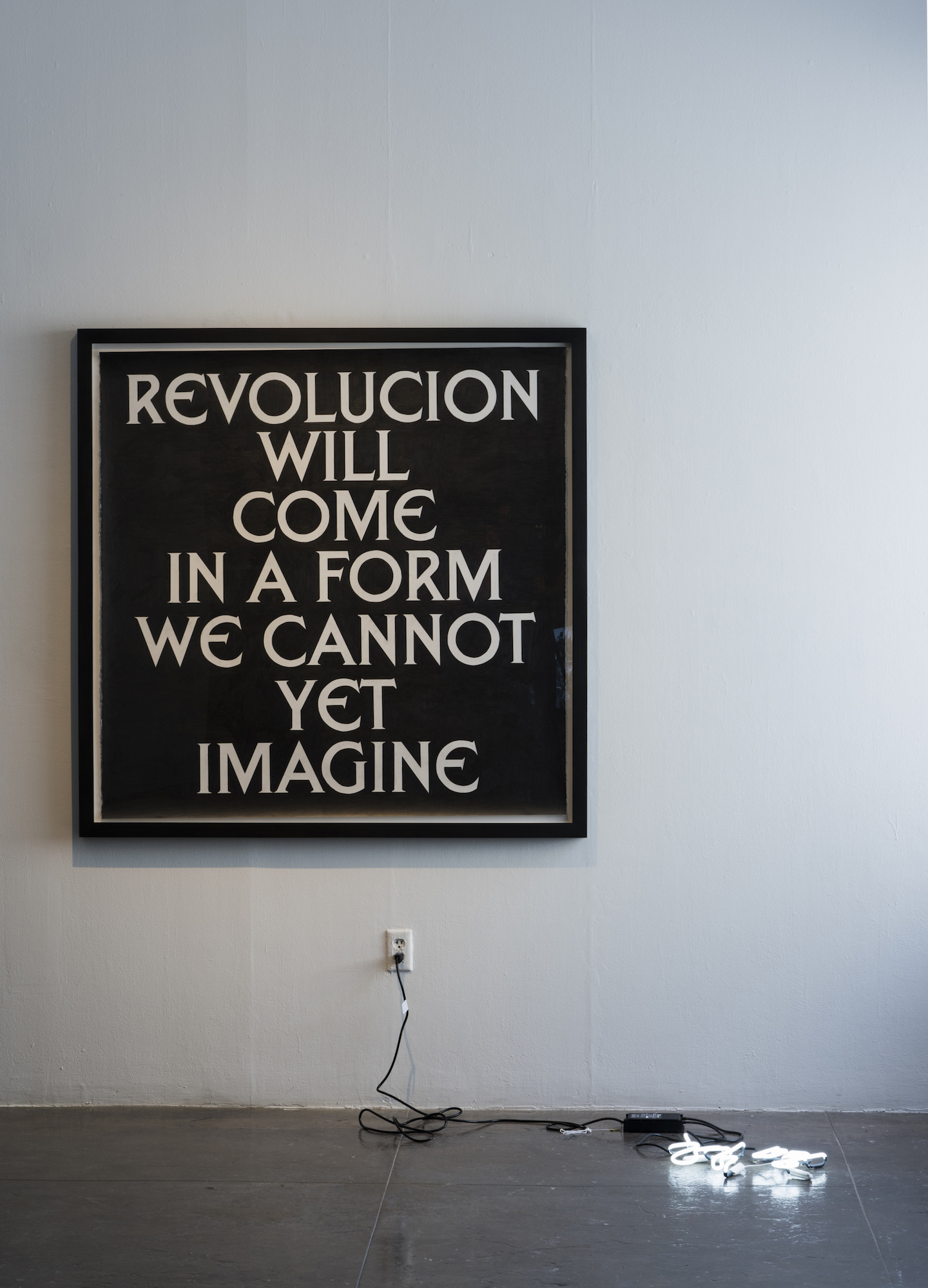4.  Untitled (Revolucion will come in a form we cannot yet imagine), 2017