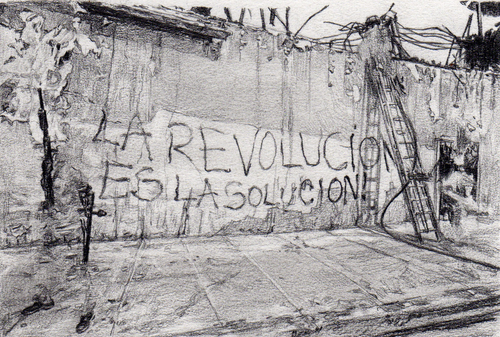 9.  Untitled (la revolución es la solución!), 2017