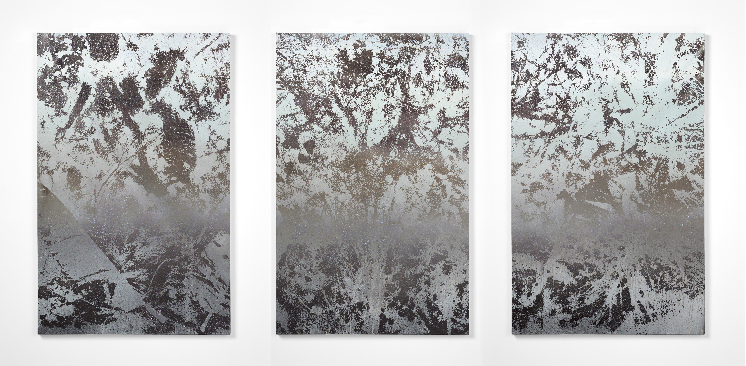 LA River Winter Triptych, 2014