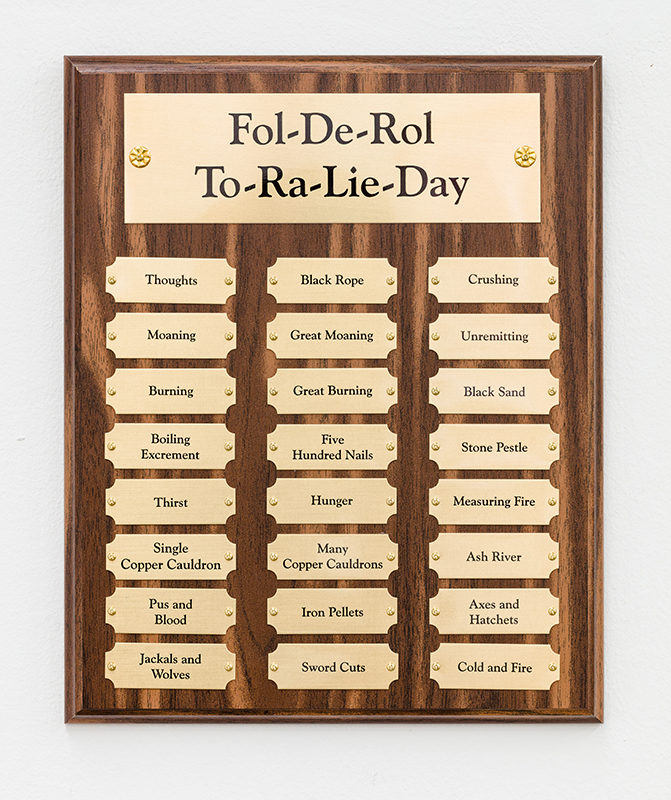 Fol-De-Rol To-Ra-Lie-Day, 2019