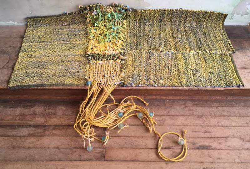 Foot Mat with Beads, 2017