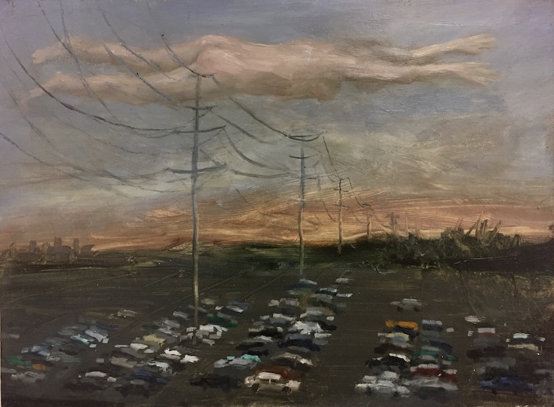 Parking lot; passing over, 2019